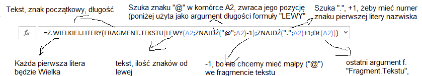 nazwisko formuła