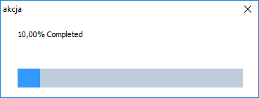 Excel progressbar